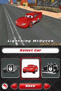 Cars Mater-National Championship screenshot 3 for Nintendo DS